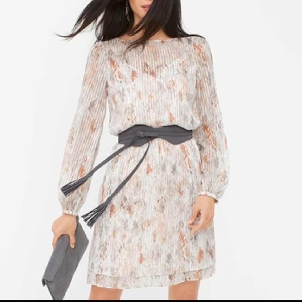 WHBM BLOUSON DRESS